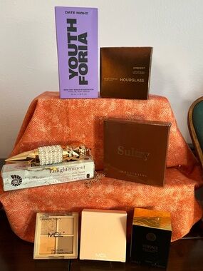 Anastasia BH Sultry Eye Palette, Youth Foria Foundation, Hourglass Ambient Light